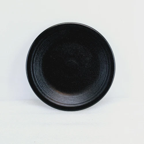 SALAD PLATE foundry black HOMER LAUGHLIN FIESTA WARE 7.25" new