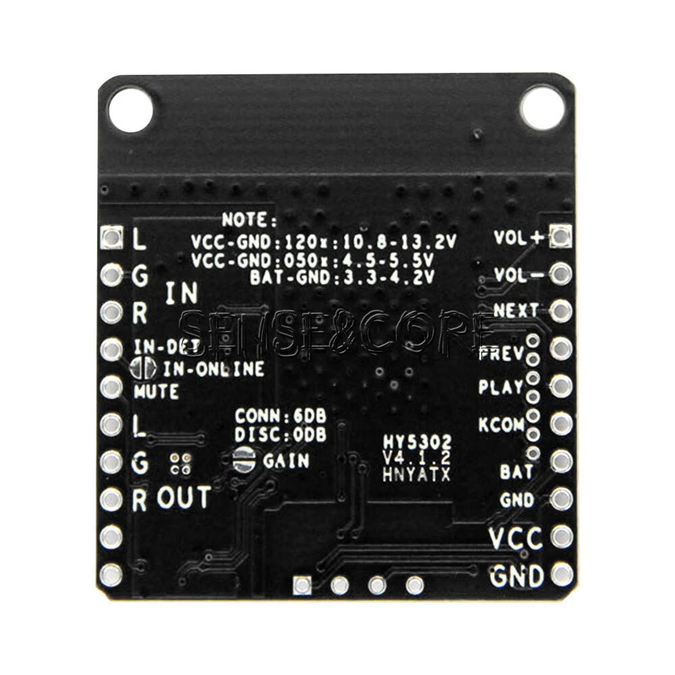 DC 12V 5V QCC3031 APTX Audio AUX Bluetooth 5.1 Receiver Module Board Amplifier - Bild 2 von 4