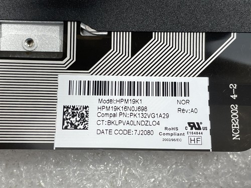 Für HP EliteBook x360 1040 G7 M16930-091 Norwegian Norway Handauflage Tastatur NEU - Bild 3 von 7