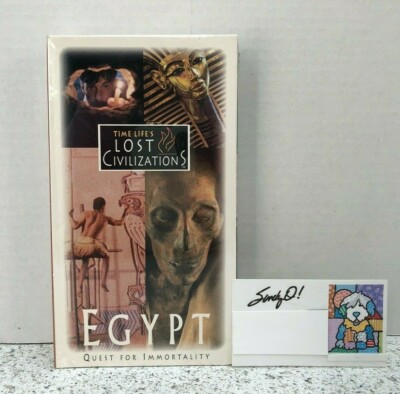 VHS Time Life's Lost Civilizations Egypt Quest For Immortality