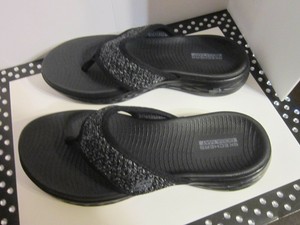 skechers goga mat flip flops womens