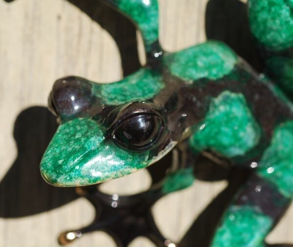 Tim Cotterill (Frogman) 8.8in Green Frog 1780/2000 Signed 1997 