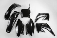 Honda CR 125 / 250 2004 Schwarz Ufo Plast Kunststoffverkleidungen Set
