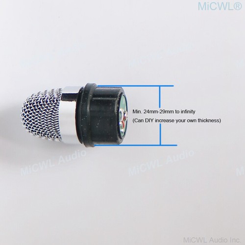 Cartucho de núcleo cápsula de micrófonos condensadores para micrófono de mano inalámbrico con cable - Imagen 7 de 8