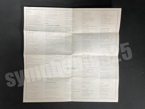 Phil Colins No Jacket Required Taiwan 10 Tracks Cassette Tape W/Insert Genesis - Picture 4 of 12
