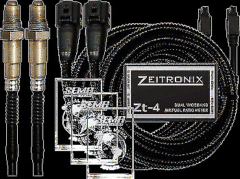 Zeitronix ZT-4 Dual Wideband Air/Fuel Ratio AFR Meter (Sema