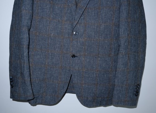 L.B.M. 1911 Herren LBM Limited Edition Lino Baumwolle Blazer Jacke Größe 50R - Bild 3 von 11