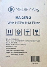 ORIGINAL MEDIFY AIR Filter for MA-25, 4 Filters, NEW IN BOX