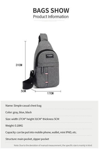 Men's Waterproof Fanny Pack with Large Capacity, Adjustable Strap for Outdoor - Picture 4 of 26