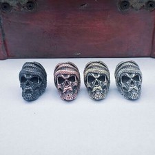 Nordic Viking Skull Bead Parachute Cord Knife Lanyard Pendant EDC DIY Accessorie