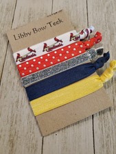 Set of Five Hair Ties St. Louis Cardinals Hair Ties