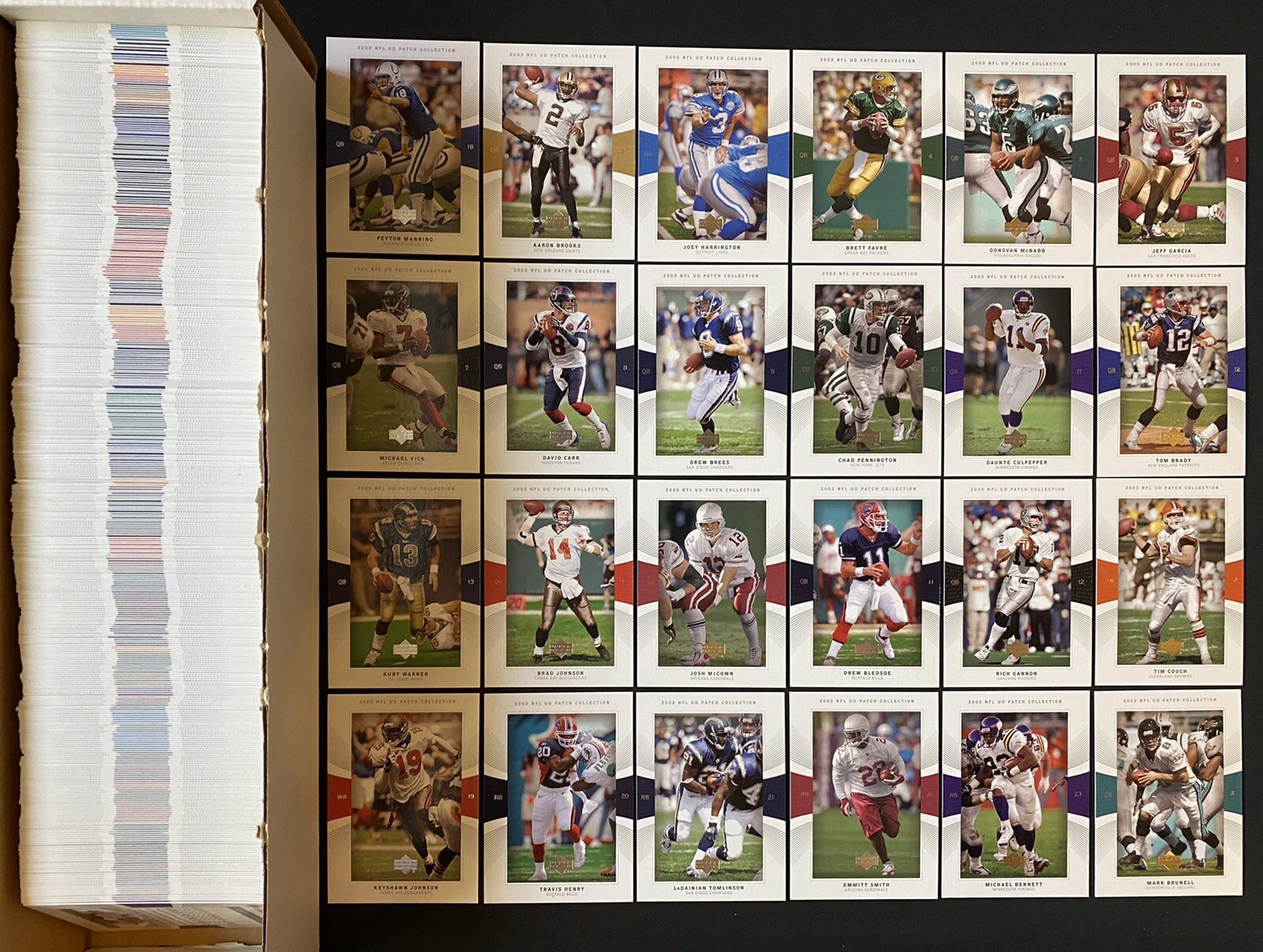 2003 Upper Deck UD Patch Collection - Football Cards - Complete Your Set - Pick