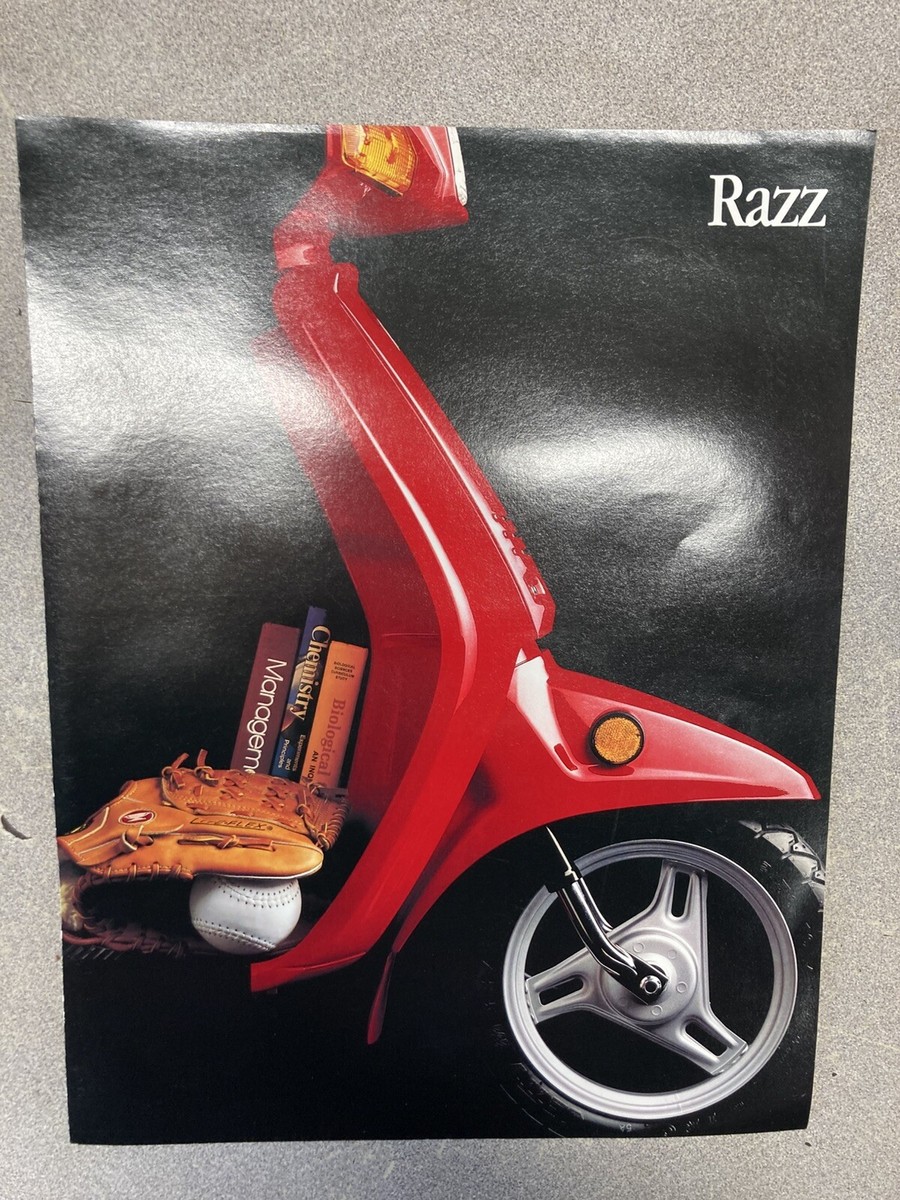YAMAHA RAZZ SCOOTER SALES BROCHURE CATALOG NOS #16119-00-08 | eBay