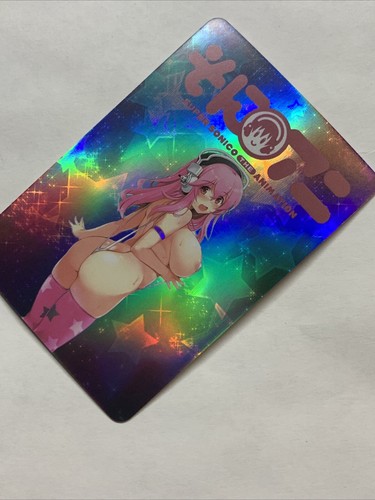 Super Sonico Idol Stars Sexy ACG Waifu Card Girl Holo Anime Art Rare Cute Hot - Picture 3 of 5