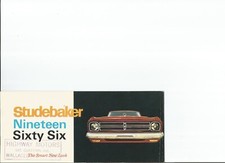 1966  Studebaker Sales Brochure with Cruiser, Daytona, Commander, Wagonaire