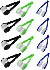 12PCS Eyeglass Cleaner, Mini Microfiber Cloths and Brush for Sunglasses, Eyewear