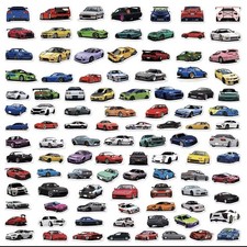 Assortment Set Lot Of 100 Racing Decals Stickers Nhra Us Free Shipping