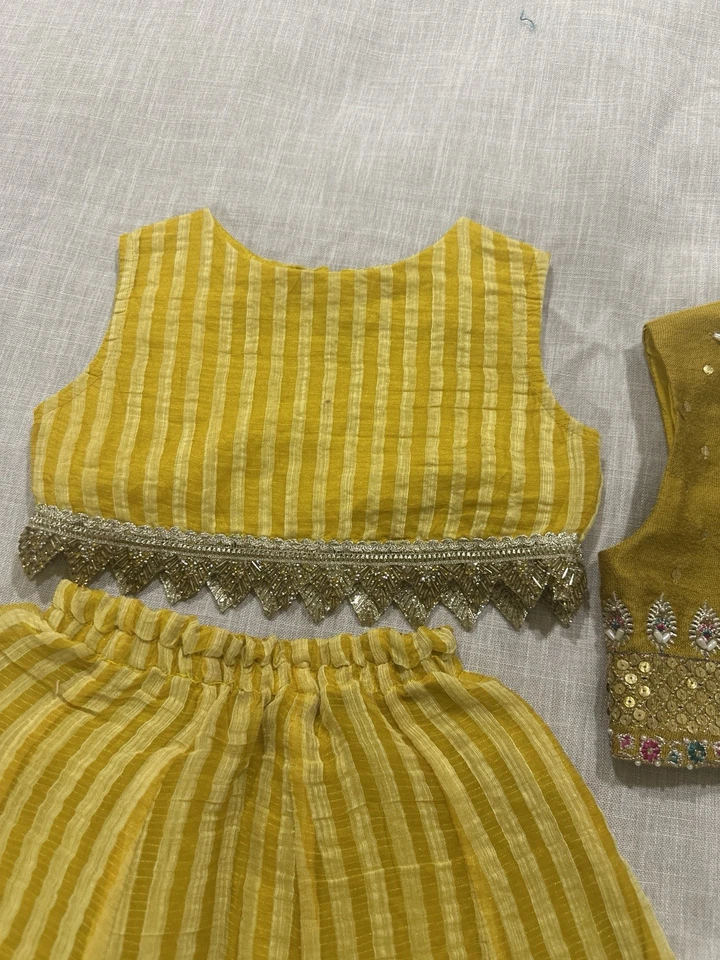 Vestido de diseñador paquistaní para niños niñas eid y ropa de fiesta Foto 3 de 4
