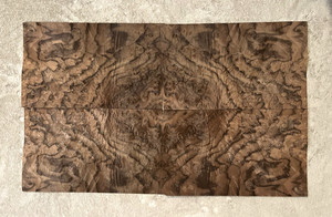 25 pcs WALNUT Veneer Raw Multiple figures; Burl, Curly, Figured, Straight - Dry