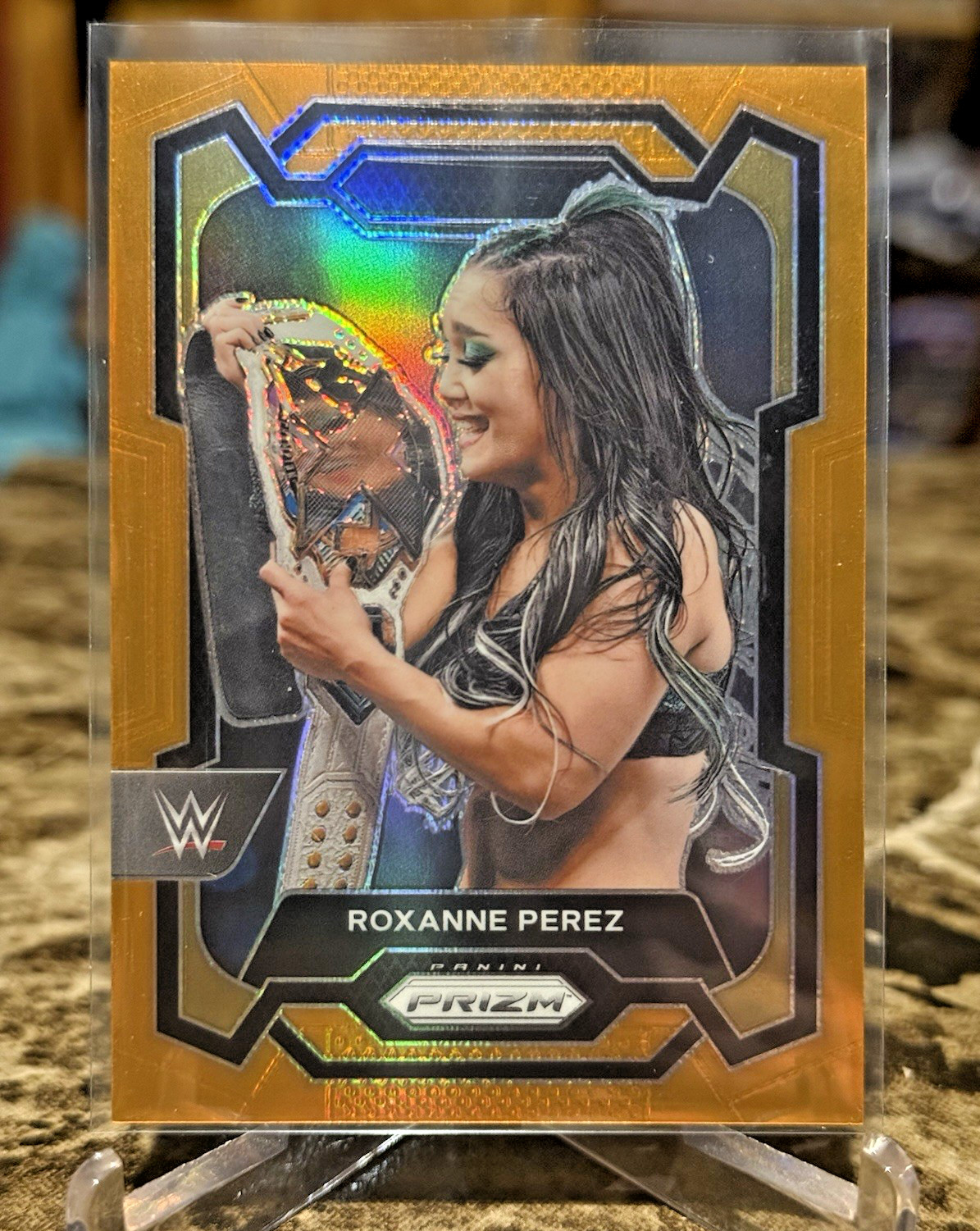2024 Panini Prizm WWE Roxanne Perez /99 Orange #101