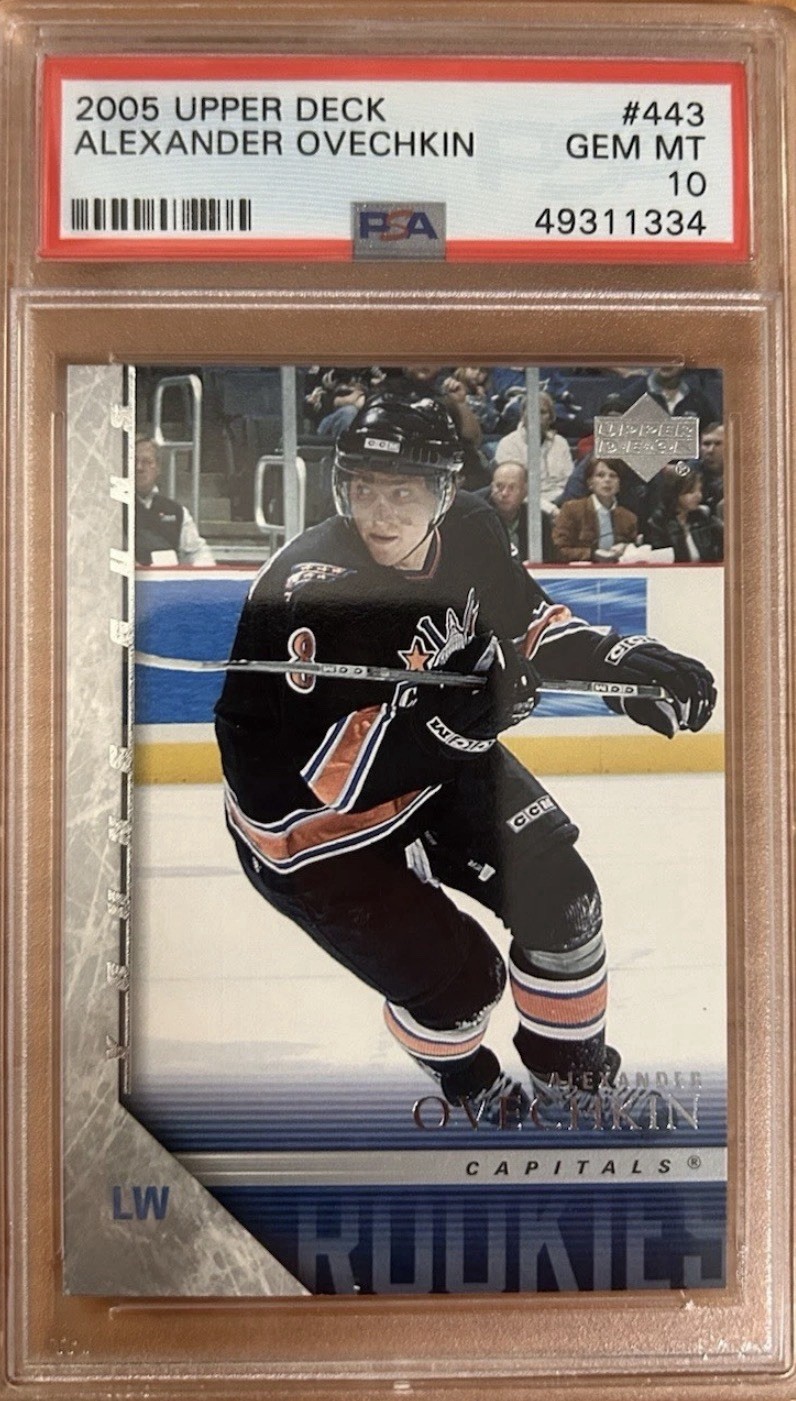Alexander Alex Ovechkin 2005 Upper Deck Young Guns #443 Rookie PSA 10 💎📈💥