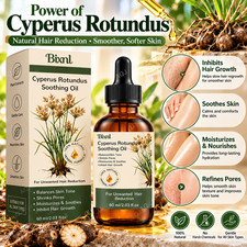 Cyperus Rotundus Oil, Natural Post Hair Removal Care Oil Magnolia Soothing Oil