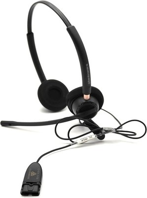 Plantronics EncorePRO HW520V DUO Stereo 4 Pin QD Headset