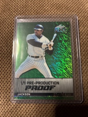 2026 Leaf Metal Baseball Stainless Reggie Jackson HOF #1/1 Pre-Production Proof