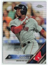 Rusney Castillo 2016 Topps Chrome Refractor Boston Red Sox #127