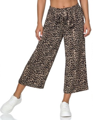 Only Damen 7/8 Hose Stoffhose Palazzo Damenhose Wide Leg ONLWinner Life Culotte