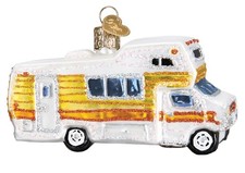 Old World Christmas Classic Motorhome Camper RV Holiday Ornament