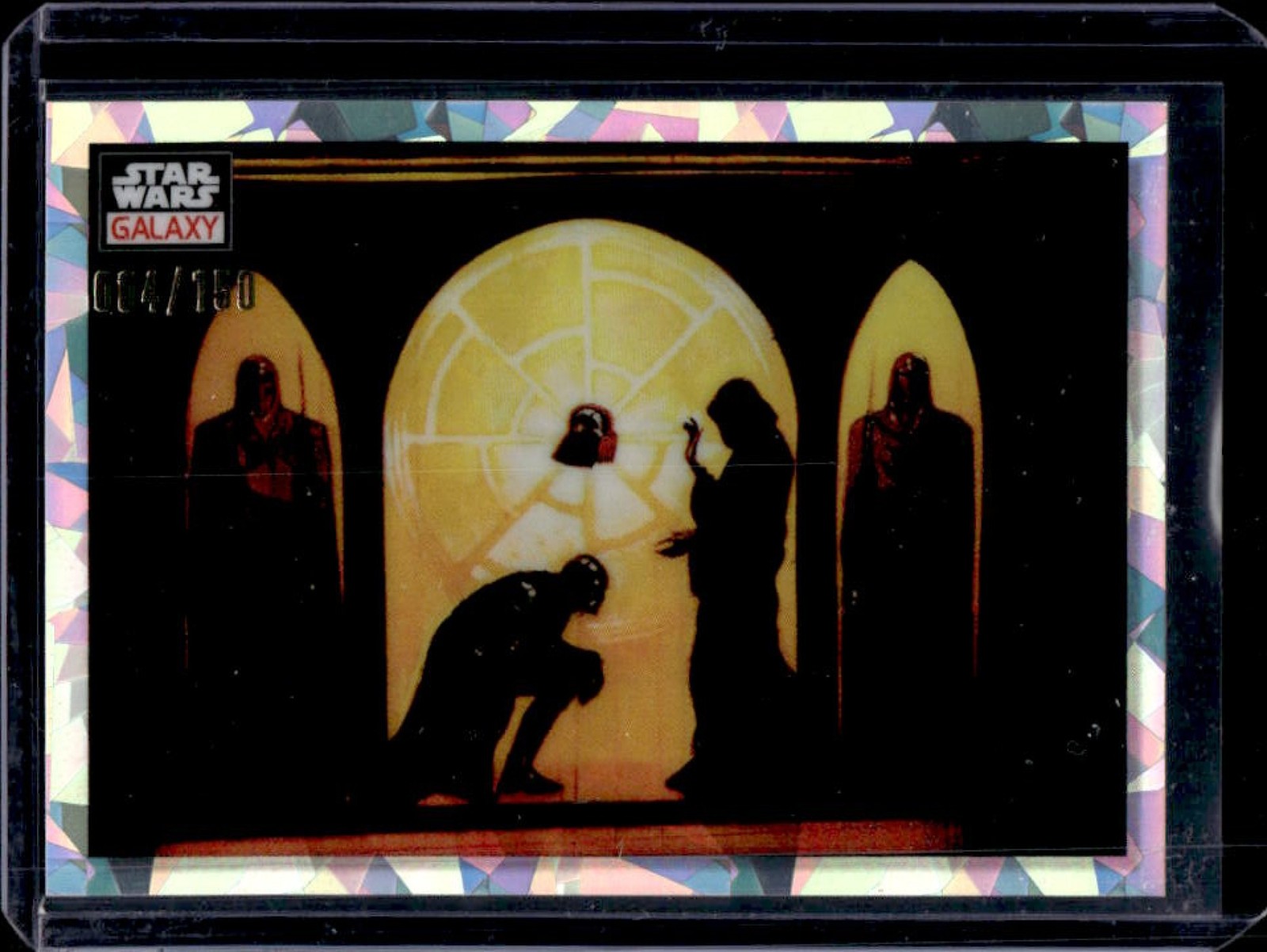 2023 Topps Chrome Star Wars Galaxy Becoming Sith Atomic Refractor #4/150