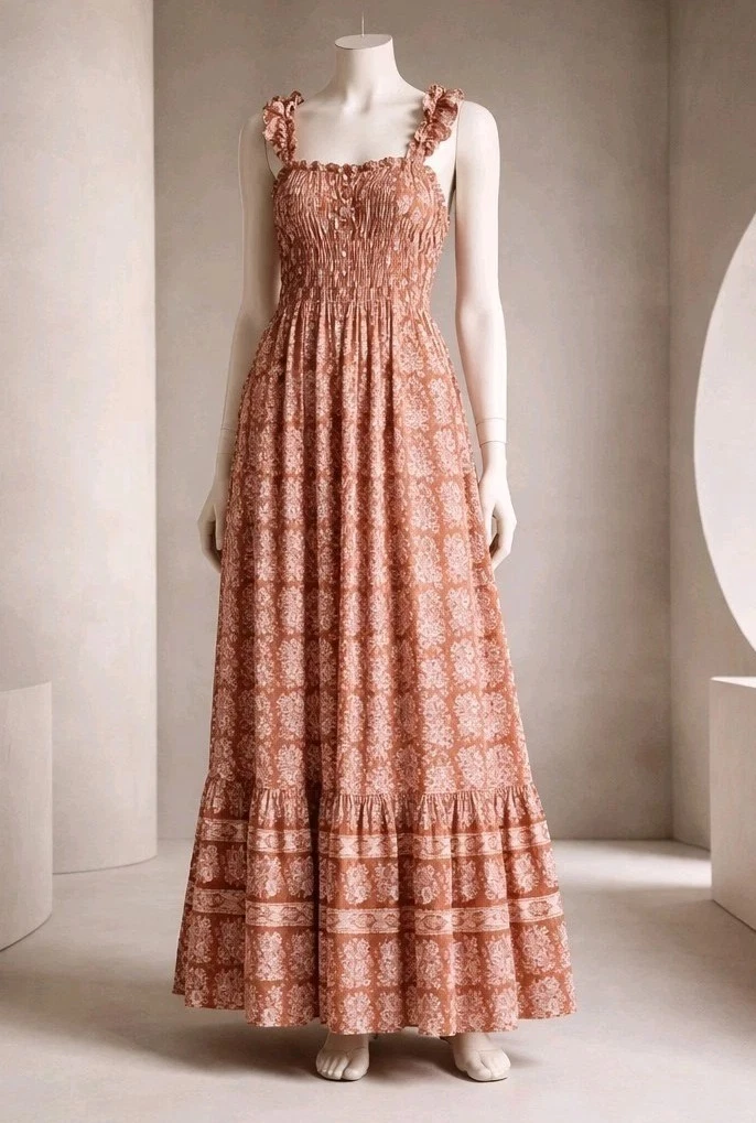 knee length dresses for ladies Buy LOV Multicolor Printed Empire A-Line Dress from Westside main image 0