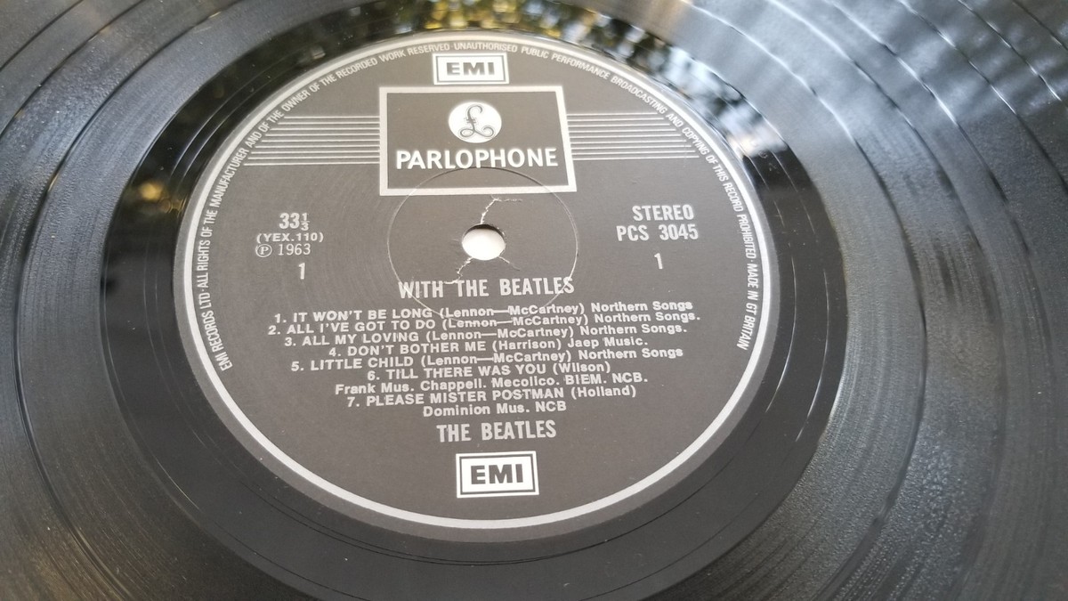 BEATLES ~ With the Beatles ~ Parlophone Stereo PCS 3045