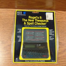 Seiko Instruments Roget's II: Thesaurus  Spell Checker WP1201 Vintage 1999 NEW