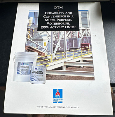 Sherwin-Williams Acrylic Coating  White Semi-Gloss Spray sell sheet