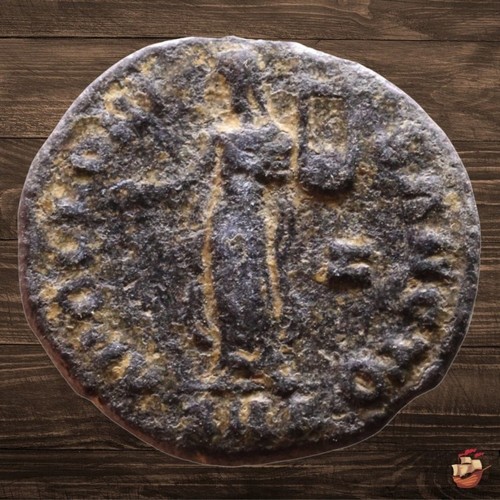 Moneda romana tardía - Follis - Maximino II (310-313 DC) Serie Persecución @U1044 - Imagen 2 de 7