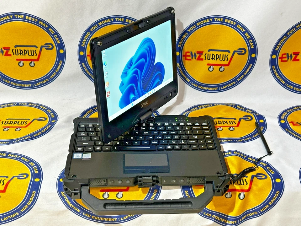 GETAC V110 G5 RUGGED AIO LAPTOP / TABLET i5-8265U 1TB  SSD 24GB RAM WIN 11 TOUCH - Image 2 of 4