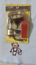 Vtg Bicycle Headlight Generator Set