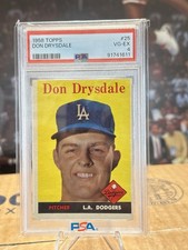 Top 10 Don Drysdale Baseball Cards 19