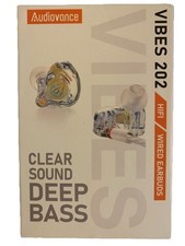 Vibes 202 Wired Earbuds - HiFi in Ear Monitor Headphones   Professional Noise...