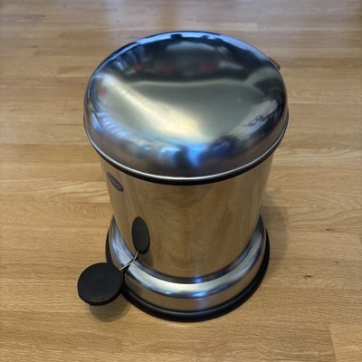 VIPP Pedal Trash Bin 8 L 2 Gallon Small Stainless Steel Denmark Modern Classic