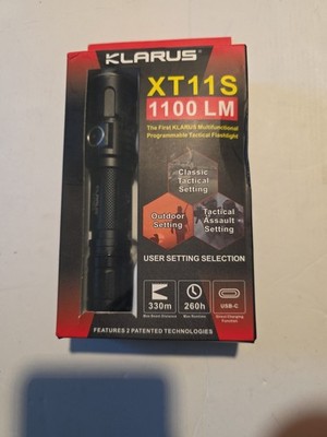 Klarus XT11S USB Charging 1100 Lumens LED Torch Flashlight