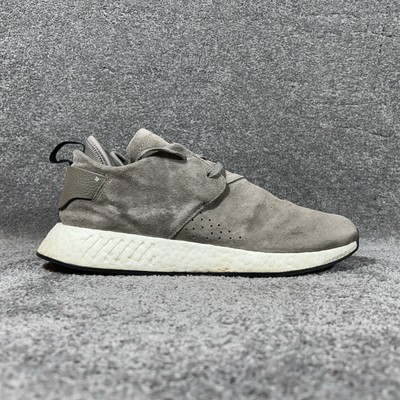 Adidas Originals NMD_C2 Boost BY9913 Men s Size 13 Brown Nubuck Leather Shoes