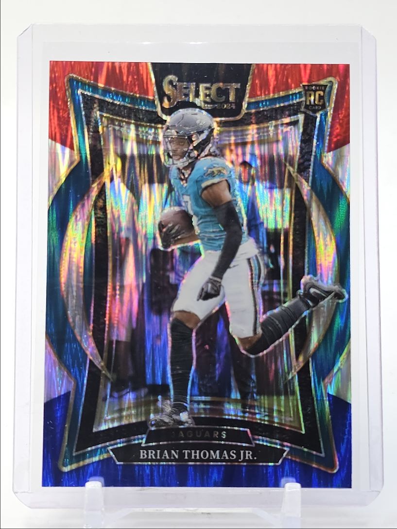 BRIAN THOMAS JR. 2024 SELECT CONCOURSE ROOKIE RED BLUE SHOCK RC Q4689