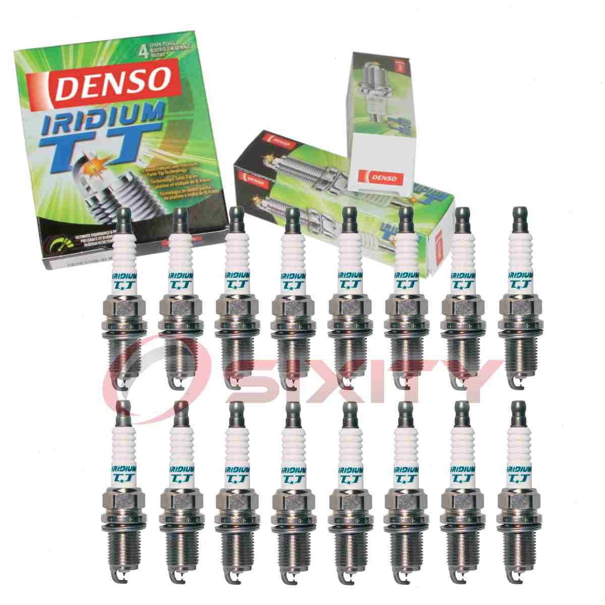 16 pc Denso Iridium TT Spark Plugs for 2003-2006 Mercedes-Benz CLK55 AMG qw