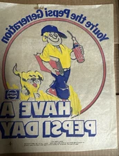 8 Vintage T Shirt Iron-Ons General Mills, Pepsi, Nestles Quik Heinz Advertising