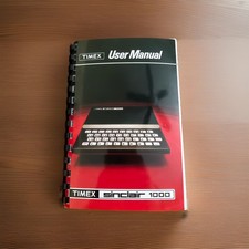 Original User Manual Instruction Book for the Timex Sinclair 1000 Computer 1982