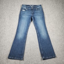 Wrangler Jeans Womens 11x32 30.5 Inseam Blue Boot Cut Stretch Denim Western