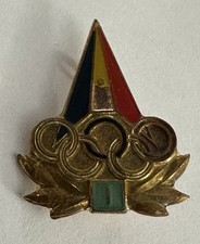 1976 Montreal Olympic Games Romania NOC OLYMPIC Pin badge 1st Class